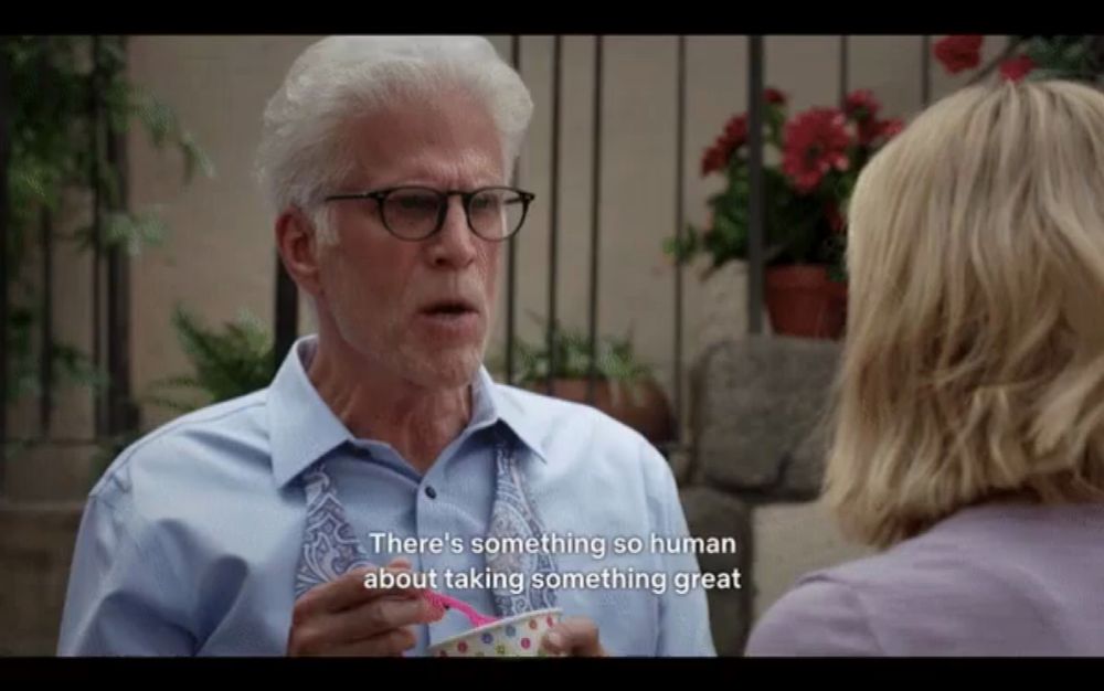 Human Good Place GIF