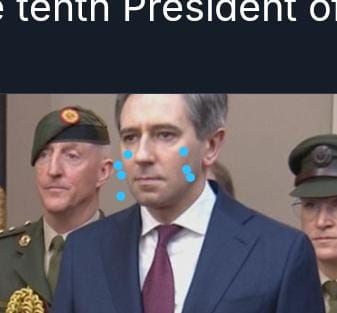 close up of simom harris crying