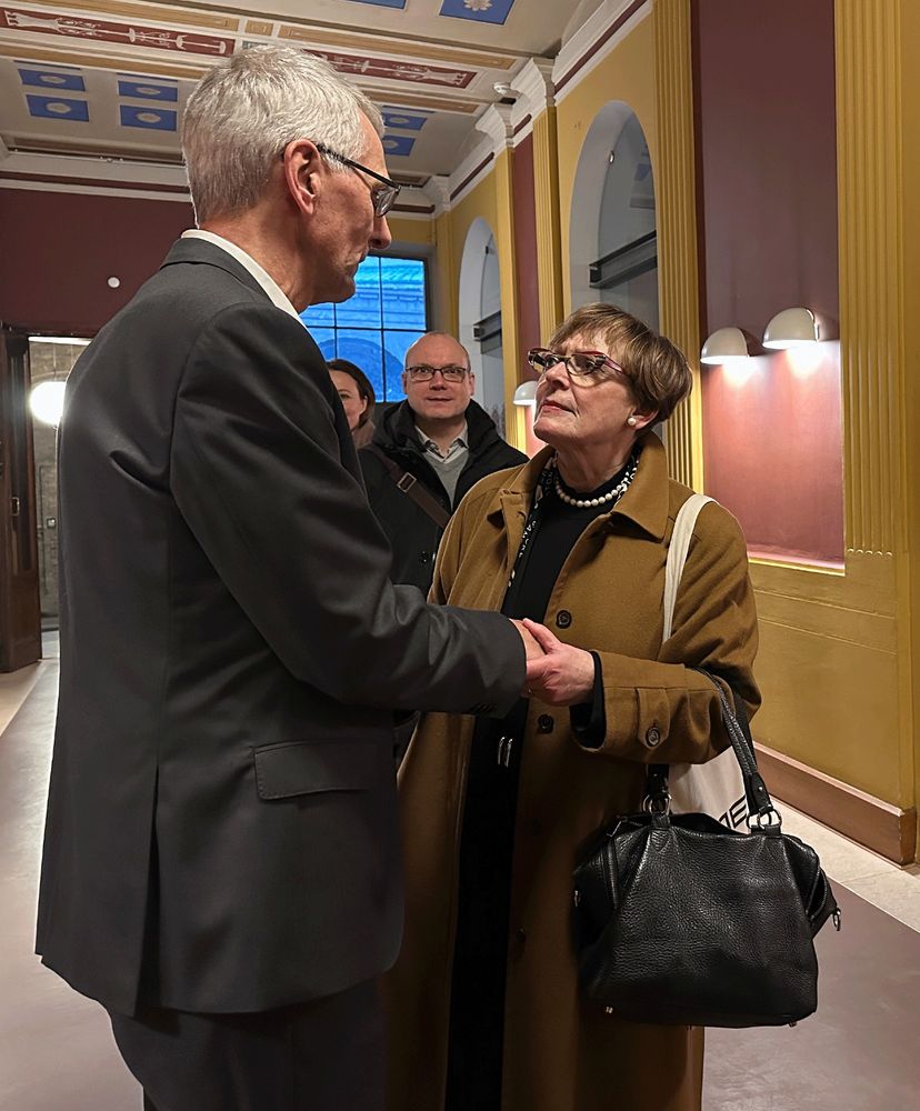 Liselotte Højgaard and Søren-Peter Olesen