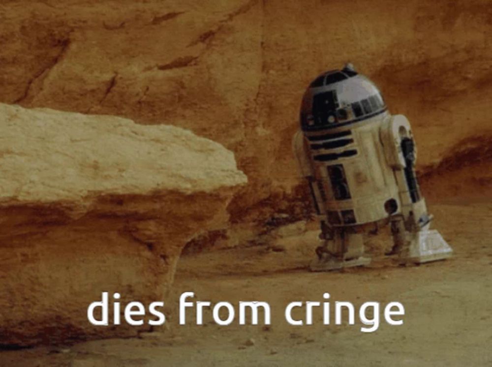 Star Wars Cringe GIF