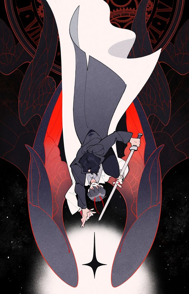 kim dokja and yoo joonghyuk, falling together: yjh reaches for the scenario 46 star as demon king kdj counters him, hand in hand in blade