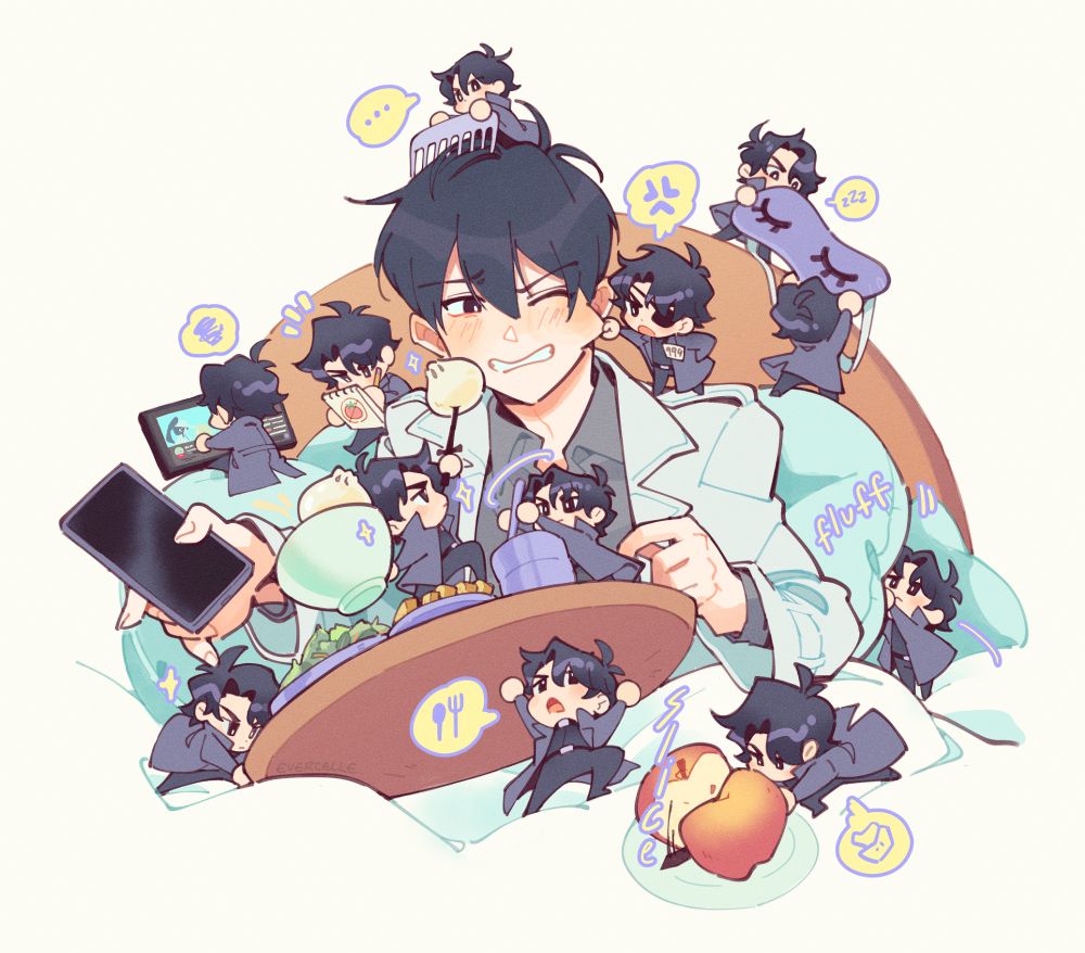 kim dokja wakes up in the weird circle bed tended to by a dozen yoo joonghyuk kkomas (except for 666, who is busy watching twitch.tv/kimcom)