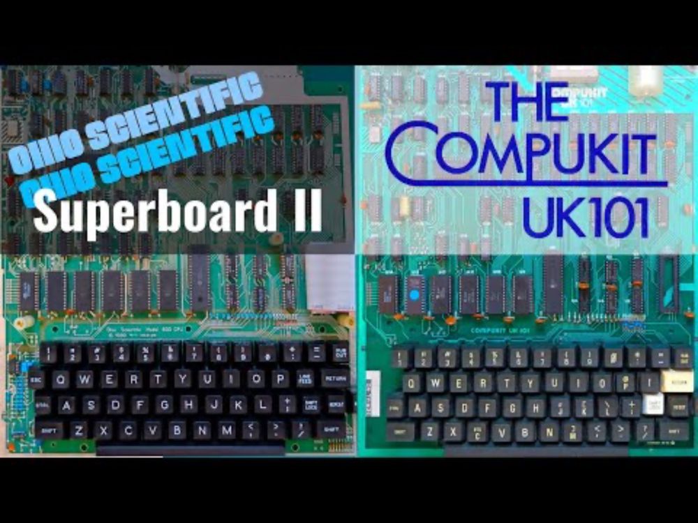 OSI Superboard II and the UK101