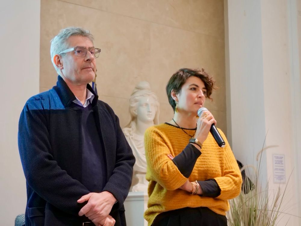 Perrine Prigent adjointe au Maire de Marseille et Didier Jau Maire des 4e et 5e arrondissements de Marseille