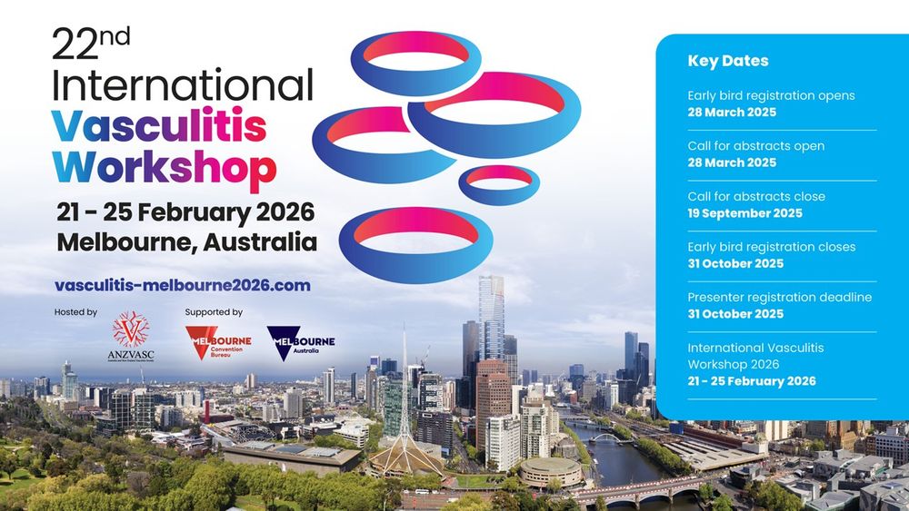 Vasculitis workshop key dates