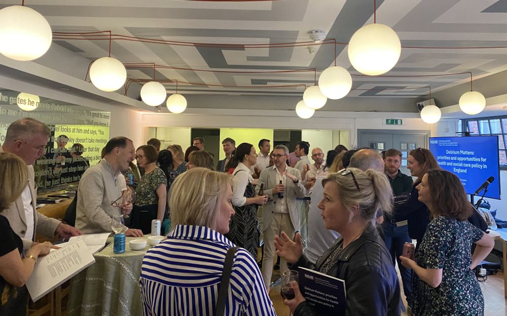 Guests networking at the launch event