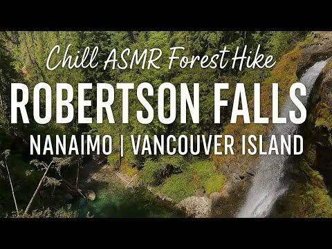 Hiking to Hidden Blue Pools at Robertson River Falls AMSR | Vancouver Island Trail with My Dog Chip