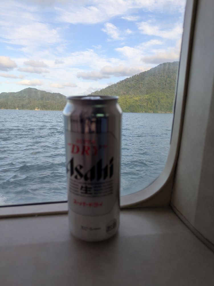 Beer on the ferry