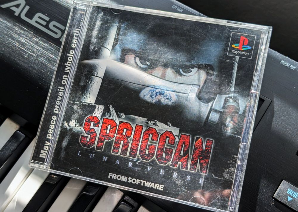 Spriggan Lunar Verse on PS1, jewel case cover