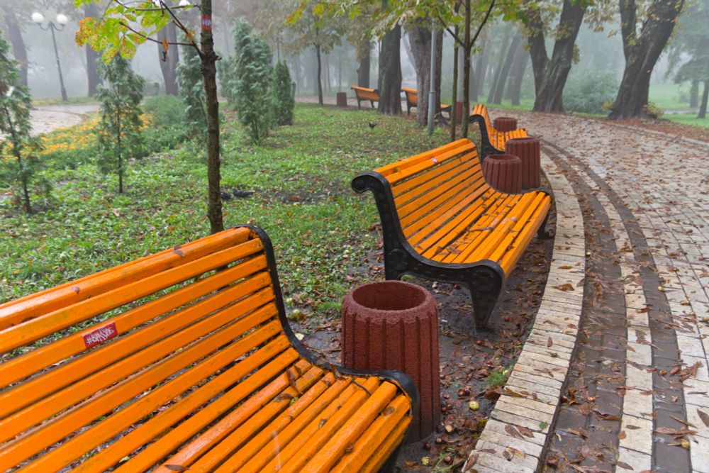 Mariinskyi Park (Ukrainian: Маріїнський парк) is a park located in Pechersk neighborhood in front of the Supreme Council of Ukraine (Constitution Square), Hrushevsky Street, and Park Road. The park is also a Soviet necropolis. The park is recognized as part of the Nature Preservation Fund of Ukraine, yet its official listing is not known.