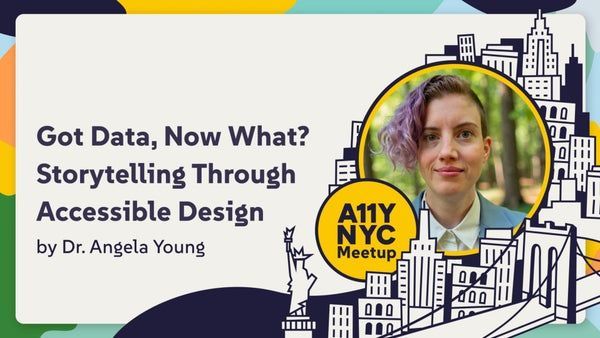 Dr. Angela Young (they/them) has a slight smile and wears a white button-down shirt and a pale blue blazer. They are a caucasian nonbinary person with side-shaved purple curly hair. 
