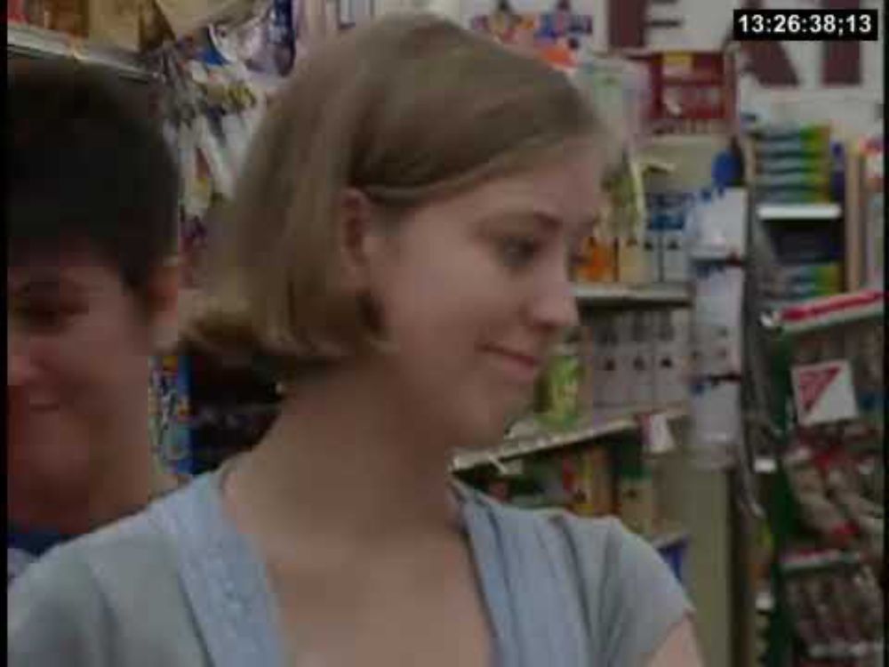Grocery shopping at a Piggly Wiggly store in 1996