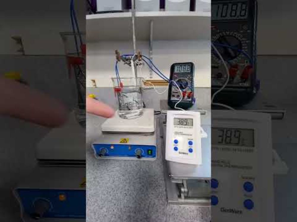 The relationship between temperature and resistance for a platinum wire