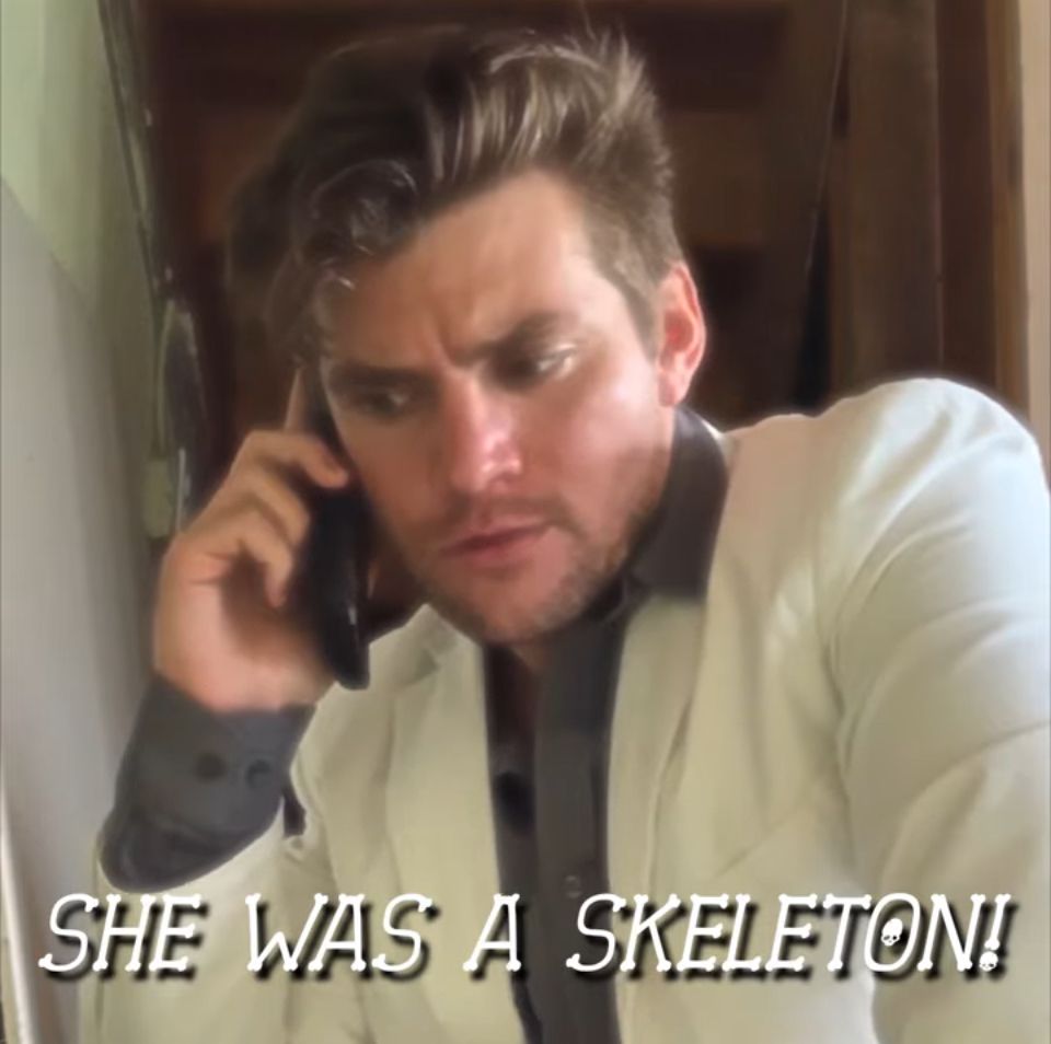 Nick Lutsko makes a terrifying discovery about the Spirit Halloween representative. 