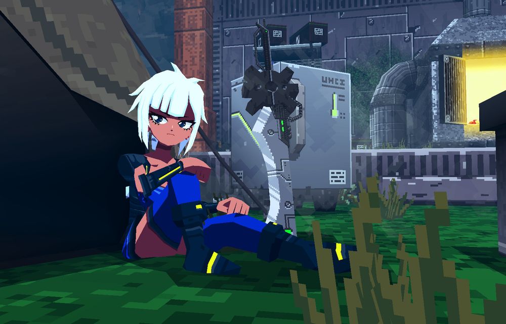 Alma from UNSIGHTED in low poly