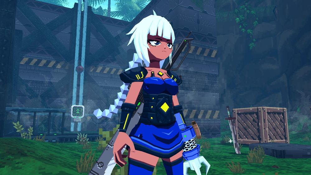 Alma from UNSIGHTED in low poly