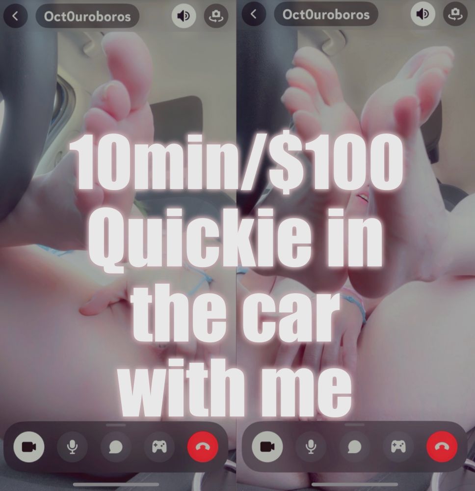 Quicky in the car advertisement from Mollii Sykes/Octavia Ouroboros