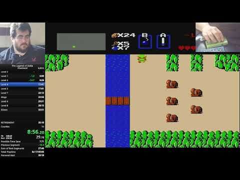 Zelda 1 One Hand WR Speedrun in 34:49
