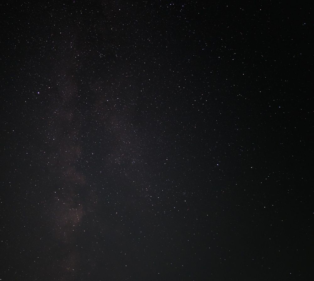 A shot of the Milky Way galaxy plane with the Aquila constellation visible on the left