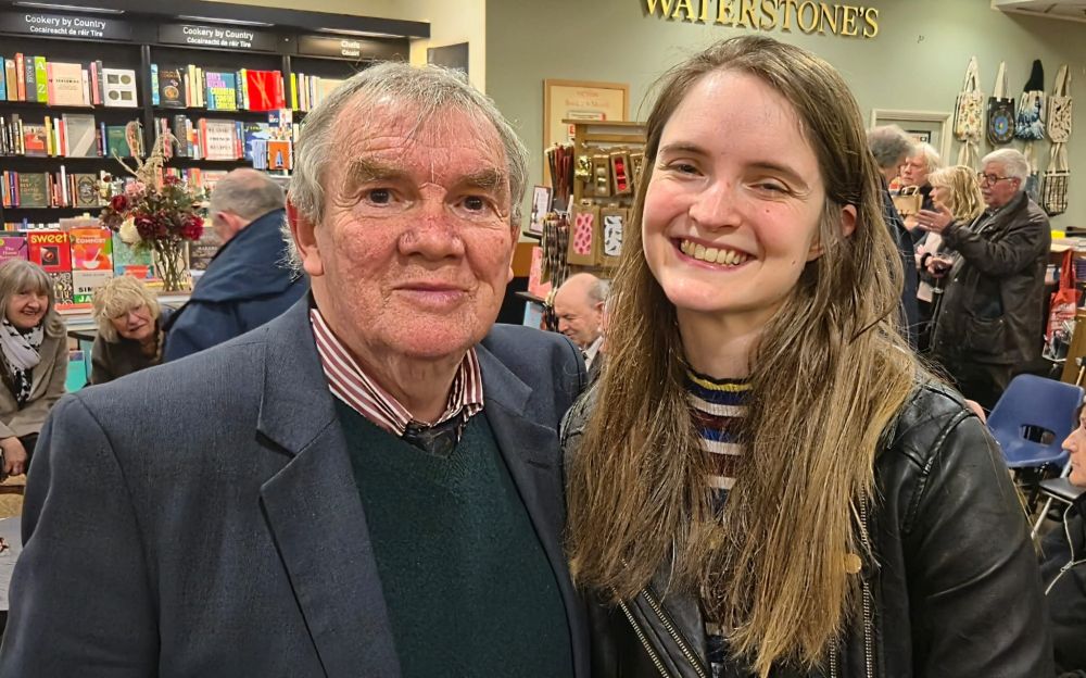 Molly and Tom in Waterstones