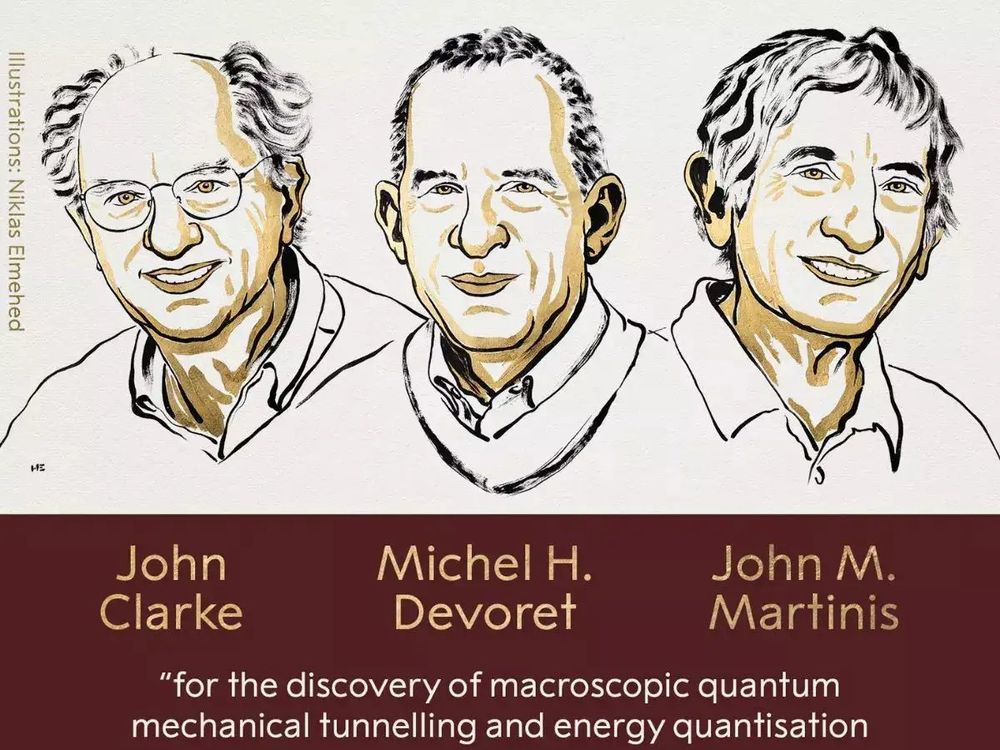 Image of the three Nobel laurates