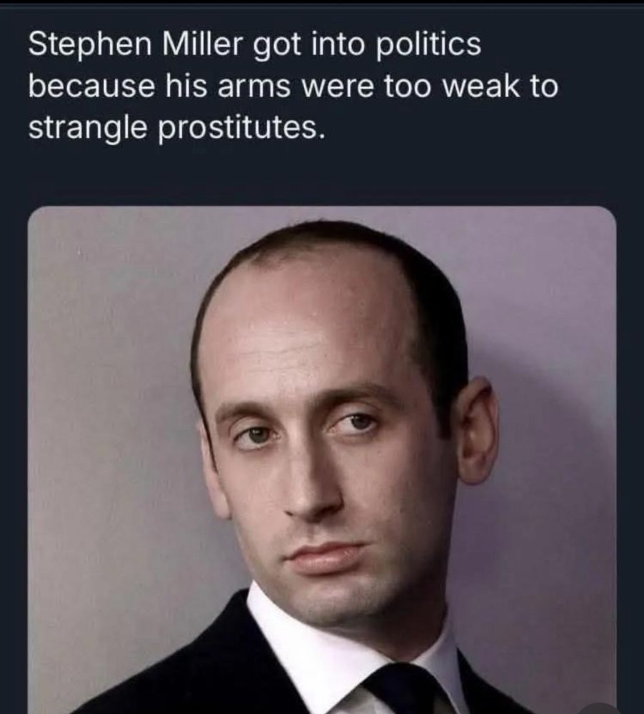 Miller got into politics because he’s too weak to strangle prostitutes