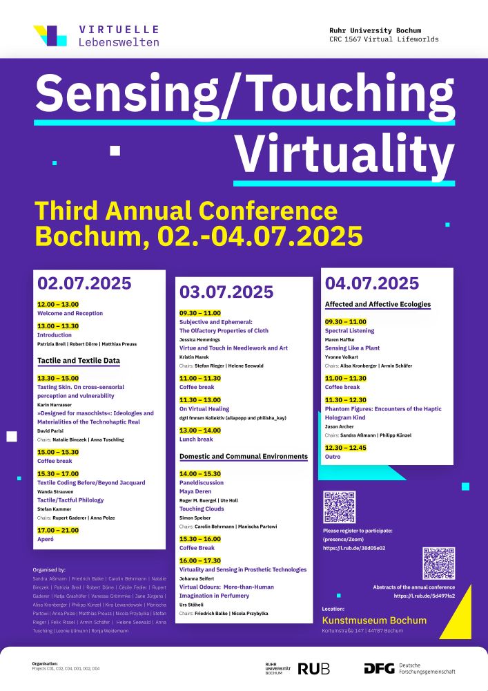 Conference poster with the programme.