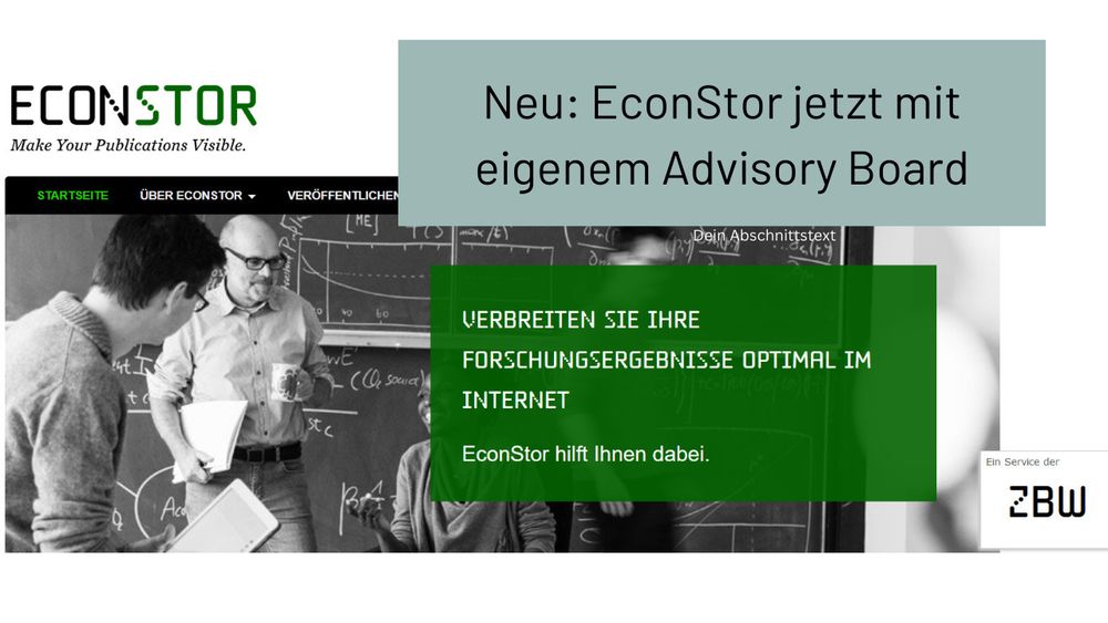 Neu: EconStor jetzt mit eigenem Advisory Board
