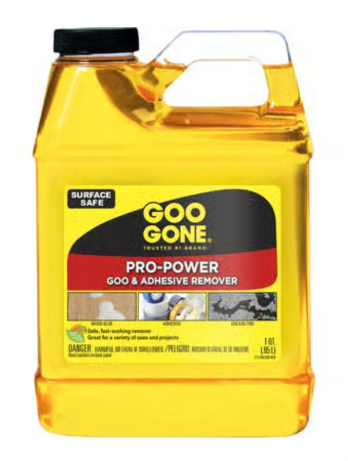 Large bottle of Goo Gone.