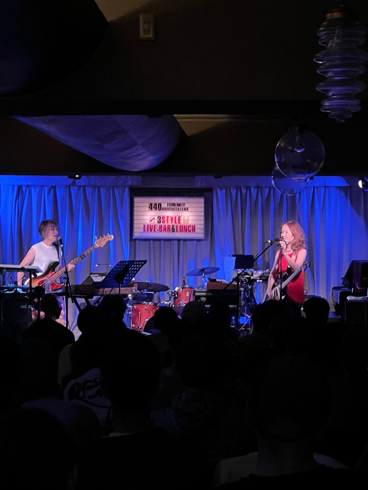 Two Buffalo Daughters on stage
