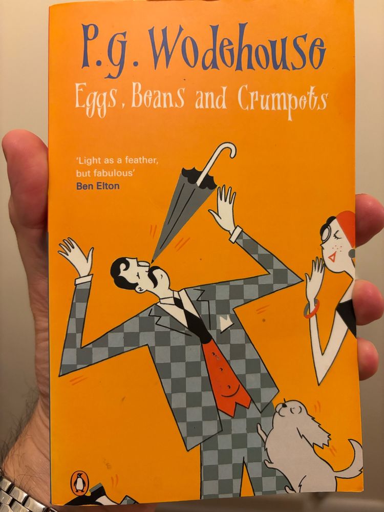 Book cover of Eggs, Beans and Crumpets by P.G. Wodehouse 