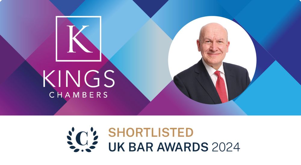 Kings Chambers and Christopher Katkowski KC Shortlisted for Chambers UK Bar Awards 2024