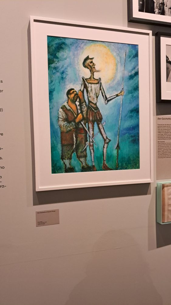 Orson's painting of Don Quixote and Sancho Panza