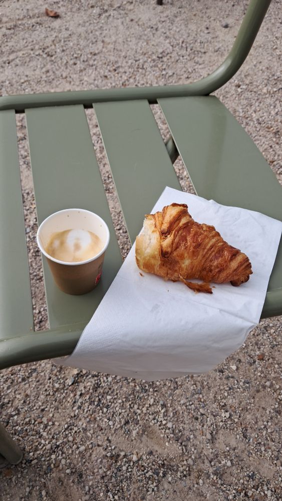 coffee and croissant