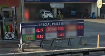 Caltex gas prices from 2014