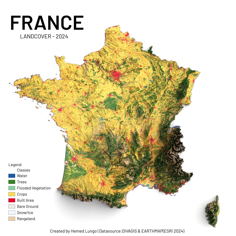 France Landcover – 2024 