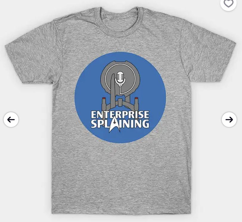 screenshot of a heather grey shirt with the EnterpriseSplaining logo