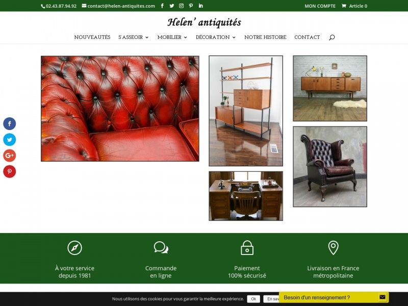 Antiquités Hélen Antiquités à #Guecelard (#Sarthe) Hélen Antiquités, votre antiquaire spécialiste en meubles franç...
Suite 👉 https://artisansdupatrimoine.fr/professionnel/96/helen-antiquites-guecelard
#Artisan #Restauration #Patrimoine