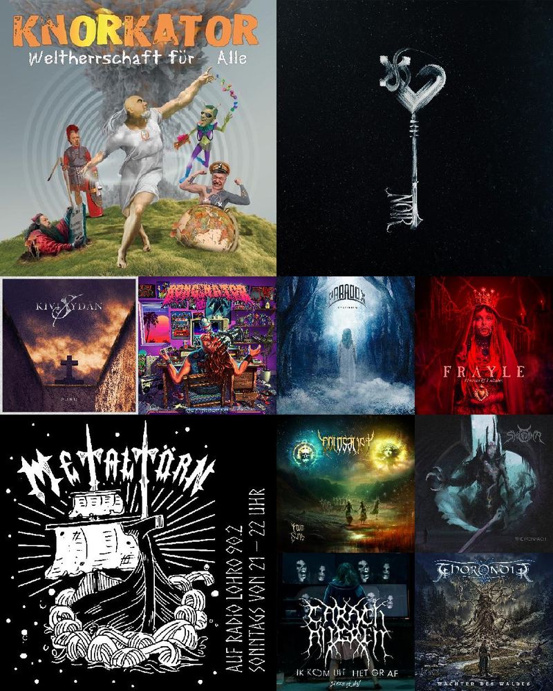 Am Sonntag, ab 21:00 Uhr legt Robert wieder die eine oder andere Schippe drauf, mit Bonginator, Carach Angren, Colosalist, Frayle, Lord of the lost, Paradox, Shardana, Kivisydän, Knorkator und Thorondir.

Hört rein auf UKW 90,2 MHz, DAB+ A10 oder Stream: https://media.lohro.de

#metal #metalradio #metalmusic #blackmetal #deathmetal #powermetal #doommetal #heavymetal #thrashmetal #paganmetal