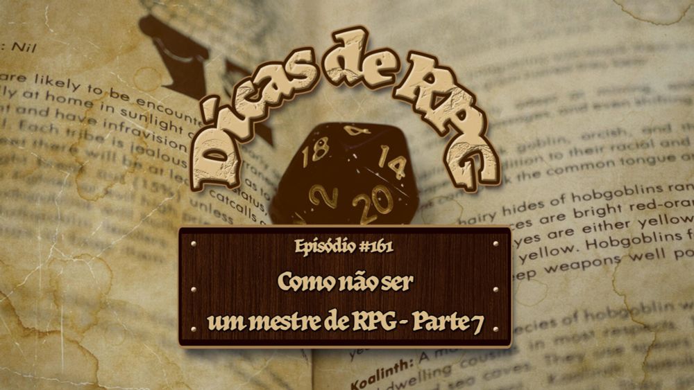 Como Não Ser Um Mestre de RPG Parte 6 - Dicas de RPG #161 - Movimento RPG