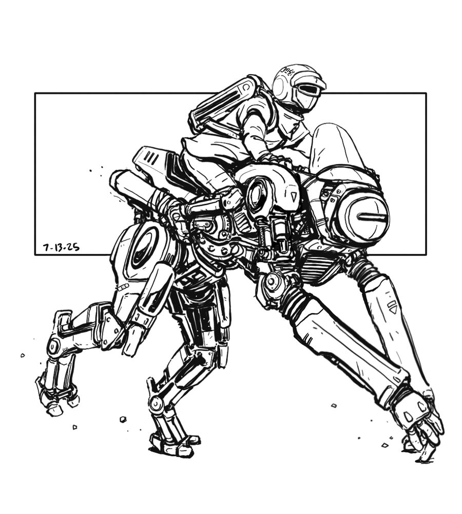 Scrambler Robo illustration