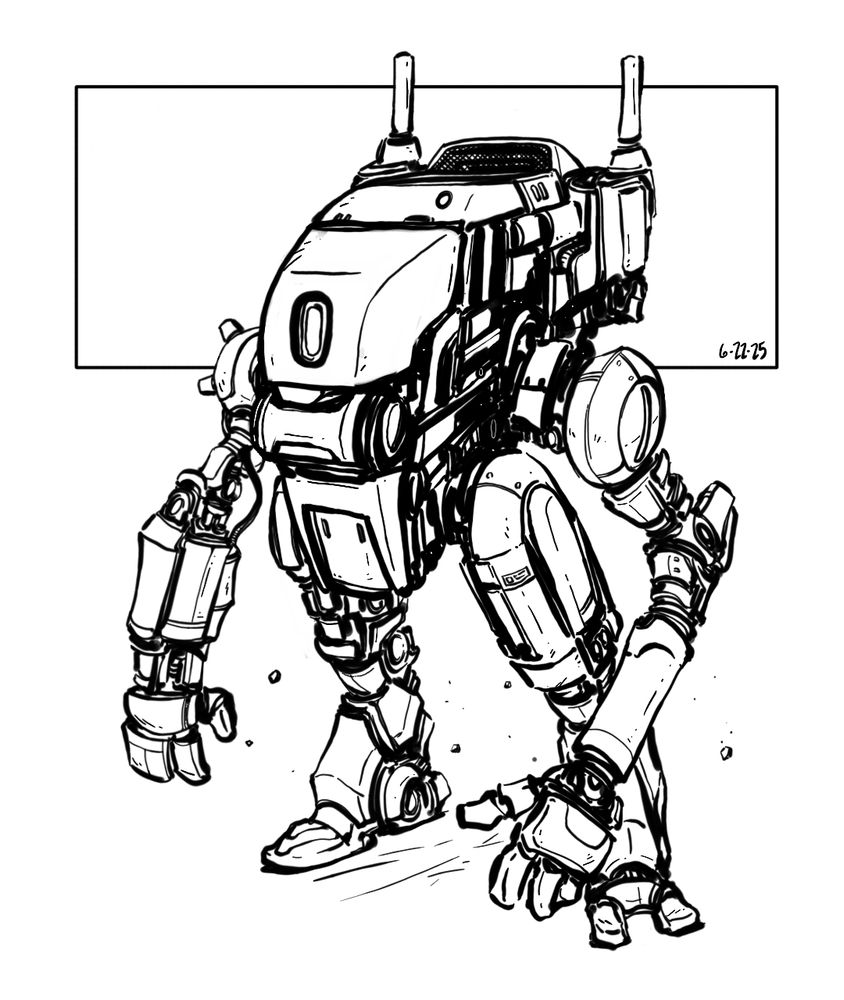 Robot illustration