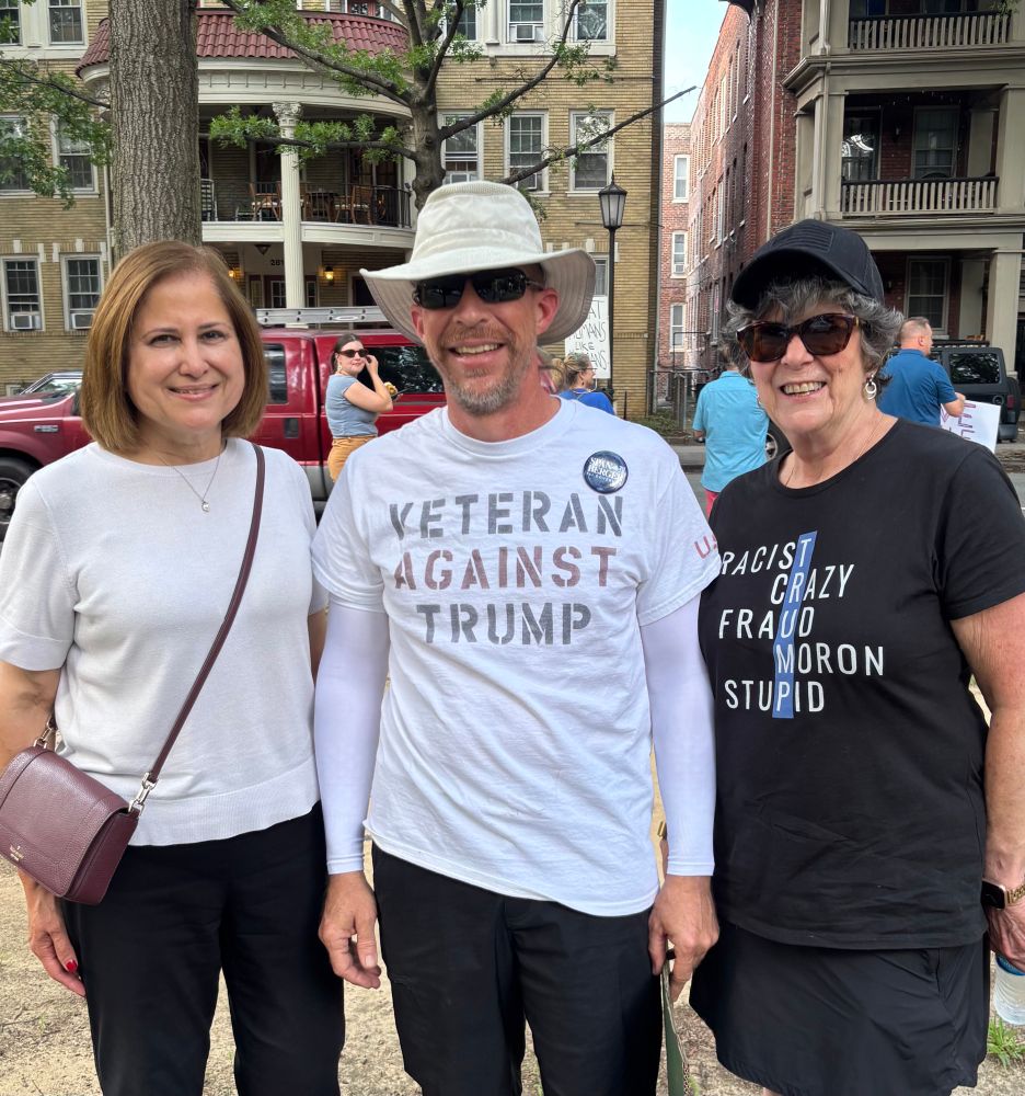 Picture of my mom and I with Virginia Senator Ghazala Hashmi, candidate for Lt. Governor 
