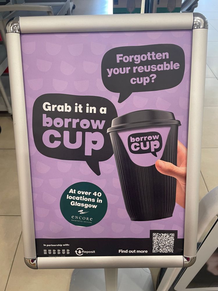 sign for Borrow Cup scheme