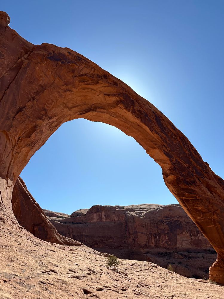 Corona Arch rock formation 