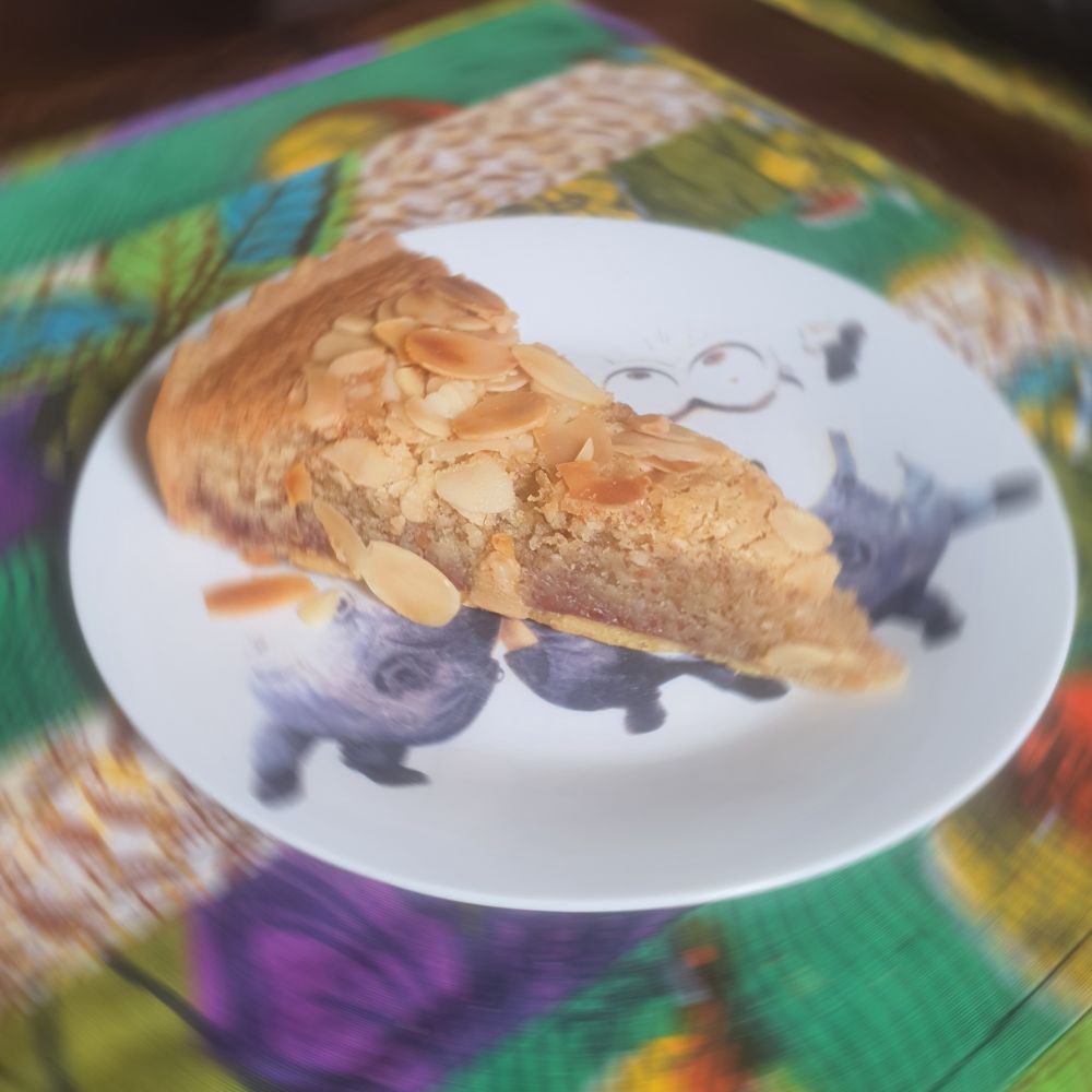 Dugan's Bakewell Tart. 

Sublime. 

I'm in no way affiliated to dugans.co.uk in Hay-on-Wye, just up The Pavement from the Clock Tower (which seems to be stuck at 0930), but their Bakewell* is something else. 

*other cakes, tarts, and savouries are available. But not the Bakewell if I've got there before you. 
