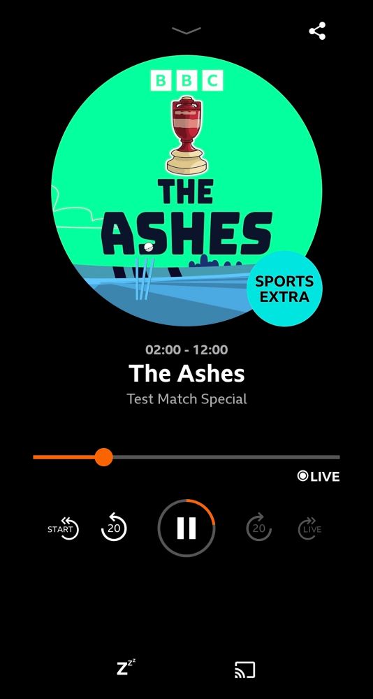 Cricket. 

It's time for the Ashes, if you didn't know...

There's nothing quite like listening to TMS. It has the ability to transport you from wherever you are to wherever they are. I've been all round the world, and TMS has taken me somewhere else. From a tractor in Kent to the Gabba. From a bright, seaside town in Brazil to a dusty field in India. From a moorish wonder in Spain to the suburbs of Birmingham.

Its not just the commentary, or the game - either of which can meander aimlessly or get you on the edge of your seat from one minute to the next and back again for five days - Oh! Bliss!

Hour upon hour of cricket over the airwaves, throughout my life from youth to adulthood via SW, LW, FM, and now WiFi, at any hour of the day from any corner of the world. 

The view from the boundary. Pass me another cake, Aggers. Random guests at lunch and tea. Zoltz with the stats. Ex-cricketers. And Blowers, back in the pavilion. 

Ah. A paean to cricket, almost without mentioning the slap of leather on willow. The game's almost incidental to the day. Yet ... it is part if the nucleus of the atom of life. And I'll stand by that. I'm not really any good at the game, but I'll always be part of the team because it's been stirred into the soup of my DNA.

Note for Americans: there's nothing wrong, or odd, about a five-day wait for a draw. 