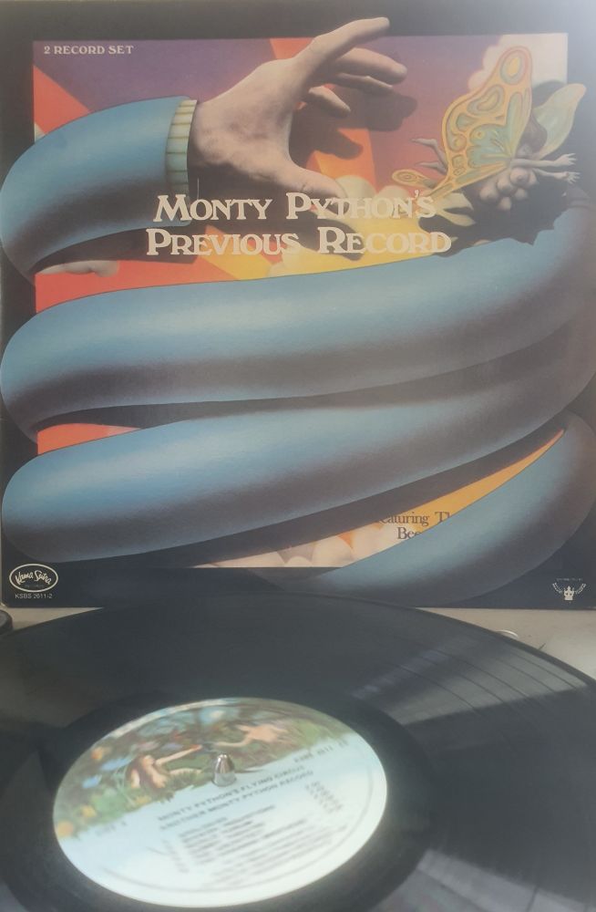 Monty Python's Previous Record, vinyl. Bit crackly, nobody expects that...