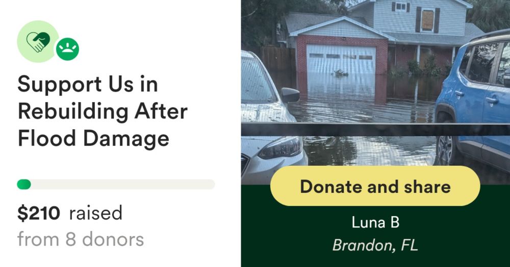 Donate to Support Us in Rebuilding After Flood Damage, organized by Luna B