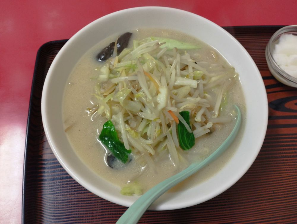 野菜白湯麺